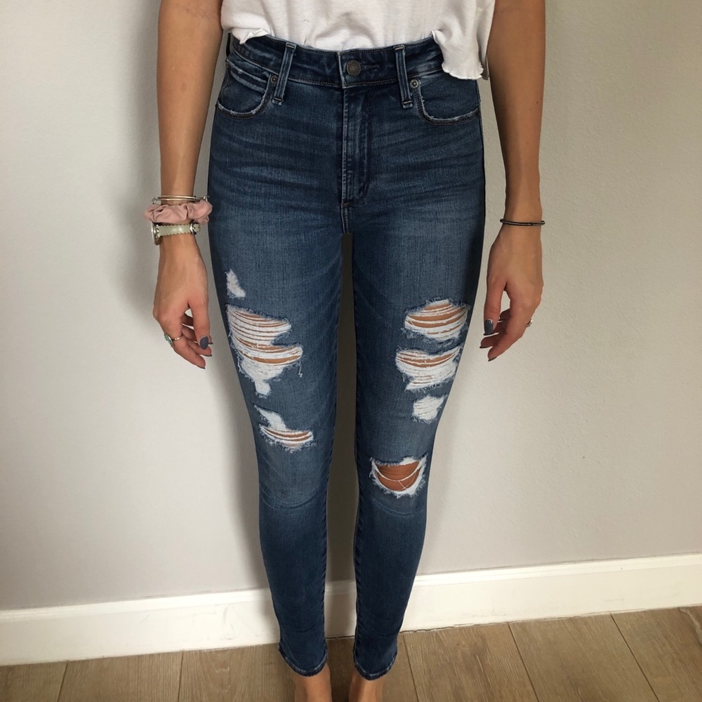 abercombie ripped jeans